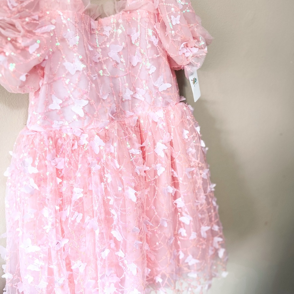 Lola + The Boys Pink Floral Formal Dress - Picture 5 of 5